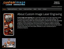 Tablet Screenshot of customimagelaserengraving.com